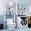 1 (6)TC High Duty Over The Toilet & Washing Machine Rack Organizer - Bathroom Stand Organizer