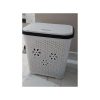 Durable Plastic Laundry Basket with Lid – Stylish & Spacious