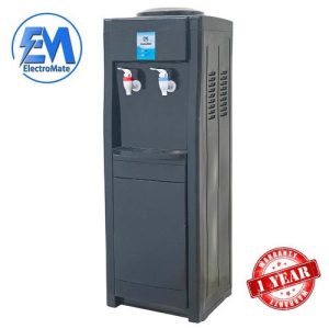 Em Water Dispenser Hot And Normal With Storage Cabinet Black Dispenser WD02