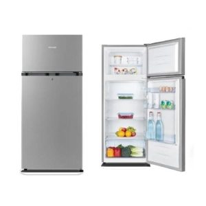 Hisense Fridge REF205DR Double Door With Adjustable Leg 205L-SILVER