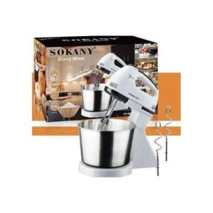 Sokany Quality Stainless Electric Hand Mixer With A Mixing Bowl