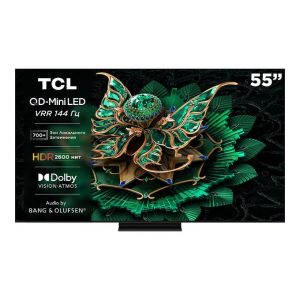 TCL 55C7K 55 Inch Premium QD-MiniLED TV with HDR 2600 nits & Ultra Slim Design