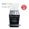 VOLSMART 4 Gas Jet Pool Burners,50cm X 55cm Standing Cooker With Gas Oven+1YR Warranty