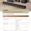 Hisense sound Bar 340 watts With DoulbyAtmos AX5100G