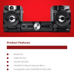 Hisense Mini Hi-Fi 360 Watts HA450