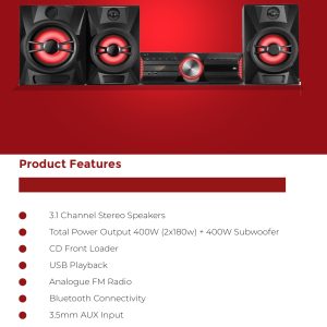 Hisense Mini Hi-Fi 800 Watts HA650