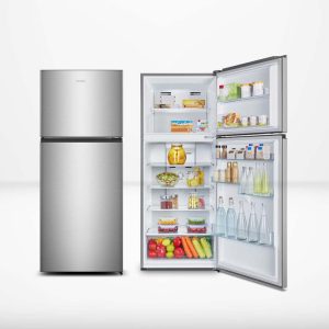 Hisense fridge 424L double door silver colour REF418DR