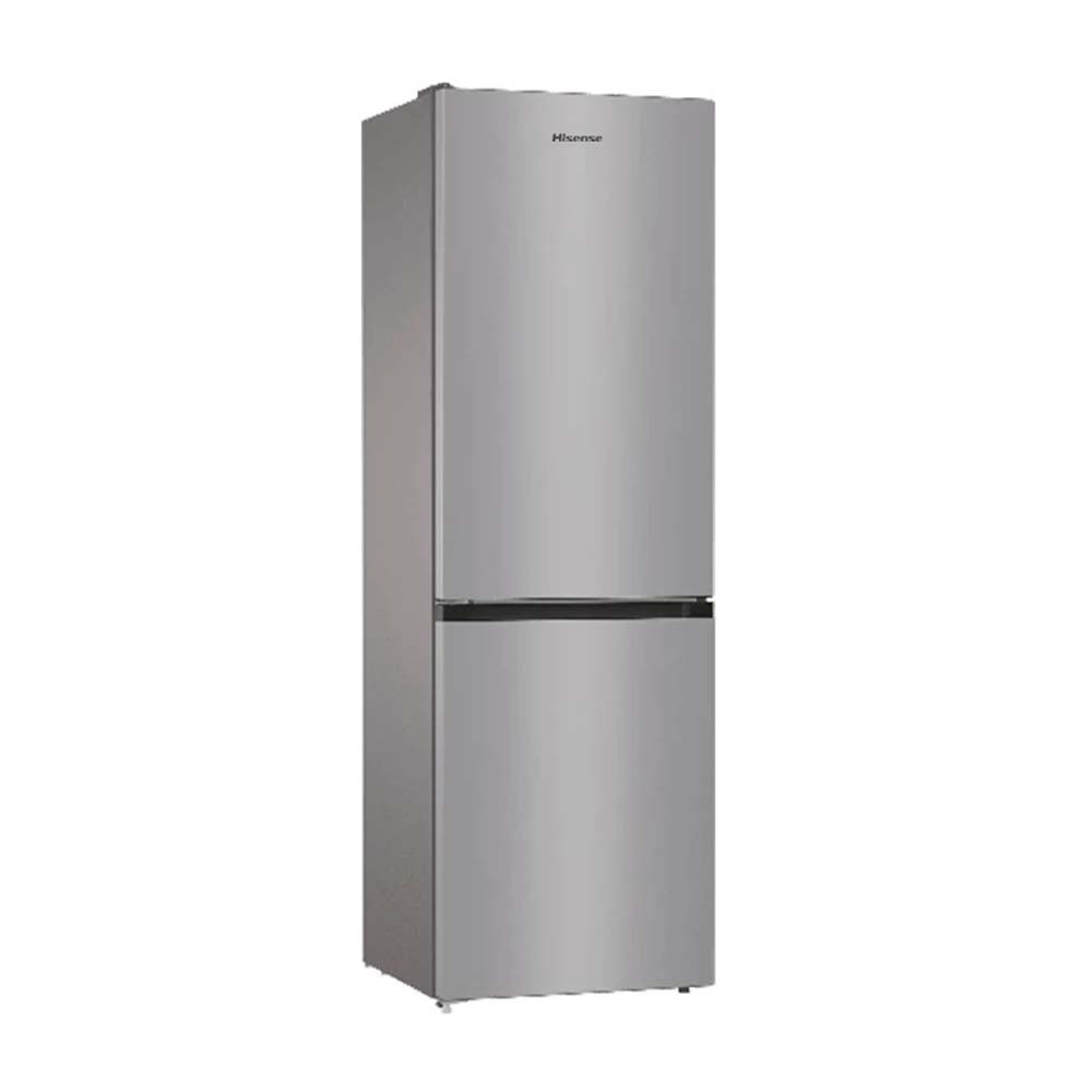 Hisense fridge 268L bottom freezer silver in colours REF265DR